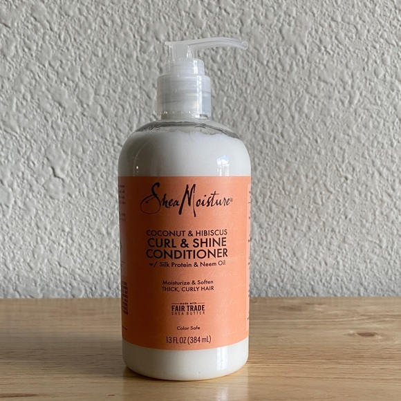 Shea Moisture Other - Shea Moisture Coconut & Hibiscus Curl & Shine Conditioner